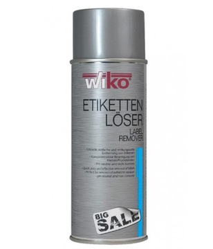 Środek do usuwania etykiet resztek kleju taśm naklejek w sprayu WIKO