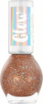 Miss Sporty Glow Glitter Coat lakier do paznokci 040 Golden Warmth 7ml