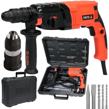 YATO MŁOTOWIERTARKA 850W WYMIENNA GŁOWICA YT-82122