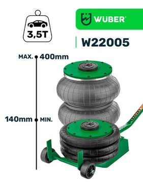 ПОДУШКА СНЕГОВИКА С ПНЕВМАТИЧЕСКИМ ПОДЪЕМОМ ПОДУШКА РЕЗИНОВАЯ STRONG 3.5T WUBER