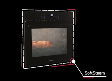 Amica ED97619VBA+ X-TYPE STEAM пароварка SoftSteam + BakingProSystem