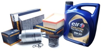 FILTRY 5L OLEJU ELF 5W30 MEGANE III FLUENCE 1.5dCI