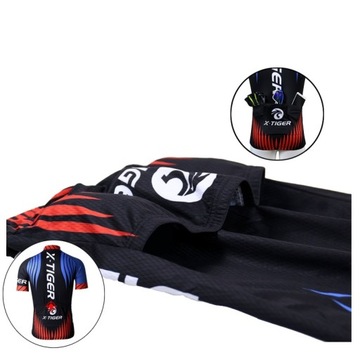 Краткая сухряя мужская рубашка для велосипедов X-Tiger Pro