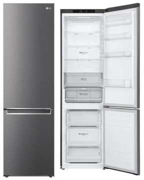 Lodówka NoFrost LG GBP62DSNCN1 203cm C srebrna
