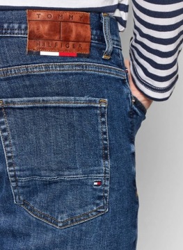 SPODNIE JEANSOWE TOMMY HILFIGER BLEECKE 33/36