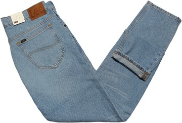 spodnie LEE RIDER zwężane W33 L32 selvage L701MWB99 light seabreeze