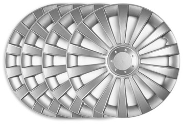 Kołpaki 16 cali Meridian Silver srebrne zestaw 4szt uniwersalne na felgi