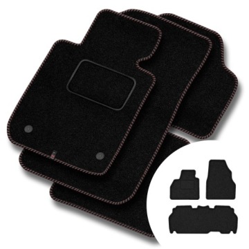 Velurové koberce Streak pro Renault Kangoo II 2007-2021