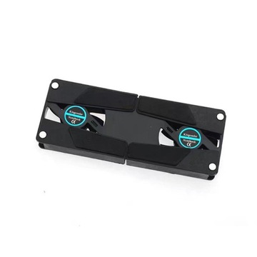 Охлаждающая подставка для ноутбука, аксессуар с двумя вентиляторами, складная