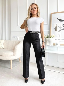 ЭЛЕГАНТНЫЕ ЖЕНСКИЕ БРЮКИ, завышенная талия