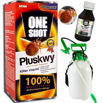 Oneshot ZESTAW pluskwy 5L+ utwalacz+ opryskiwacz