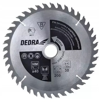 Piła tarczowa do drewna DEDRA H14024D 24T 140mm