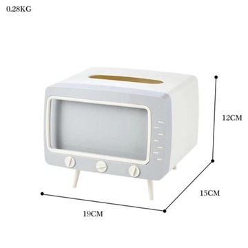 Ретро радиомодель, коробка для салфеток, настольный держатель для бумаги, винтажный диспенсер для хранения