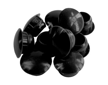 Zaślepka CZARNA otworu technologicznego Fi 10 mm 10szt korek zatyczka 10mm