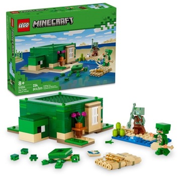 LEGO Minecraft Domek na plaży żółwi 21254