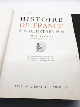 Иллюстрированная история Франции Histoire de France Librairie Larousse, 2 тома
