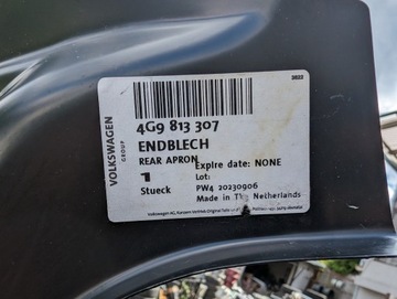 Audi A6 C7 Kombi Wzmocnienie Pas Tyl 4G9813307