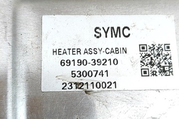 SSANGYONG KORANDO C300 ELELKTRICKÝ OHŘÍVAČ KAPALINY CHLADÍCÍHO 69190-3921