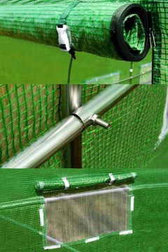 FOLIA ZAMIENNA NA TUNEL FOLIOWY 3,5x2 7m2 ZIELONA 2x3,5m Folia Na Tunel