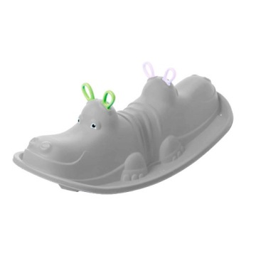 Гойдалка для дітей для кількох осіб Hippo - сірий