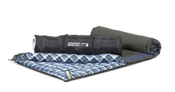 DUŻY ŚPIWÓR 235 X 100 CM DO -5 ST.C. IRONMAN 4x4