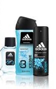 КОМПЛЕКТ ADIDAS ICE DIVE SET EDT 50 + DEO 150 + S/G 250