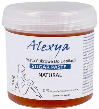 Alexya Pasta Cukrowa Do Depilacji Natural 300g