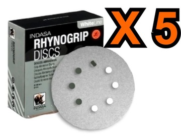 Krążek ścierny Rhynogrip White 125/8H P280 INDASA