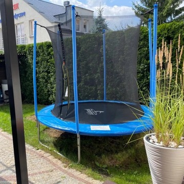 Детский садовый батут с сеткой 305 см, 10 футов, сильный дом, большой