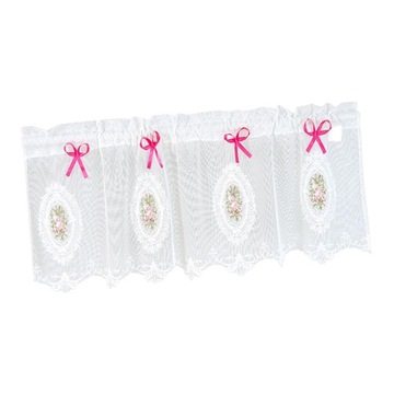 Карманный карниз вуаль с цветочным рисунком 137смx61см