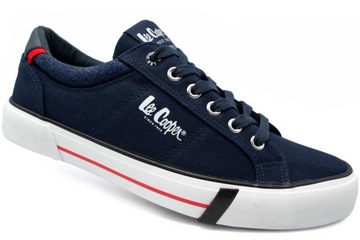 Buty Trampki męskie Lee Cooper tenisówki granat obuwie sportowe niskie 44