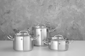 Hendi Высокая кастрюля с крышкой 50 л, 400x(H)400