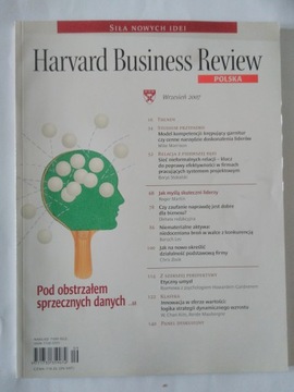 HARVARD BUSINESS REVIEW POLSKA WRZESIEŃ 2007