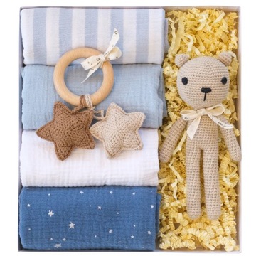 LIKEMOSES PREZENT BABY SHOWER CHRZEST WYPRAWKA PIELUSZKI PRZYTULANKA