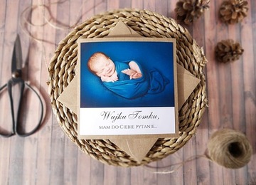 Скретч-карта для крестной мамы фото на крещение