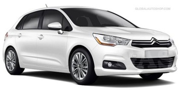 CITROEN C4 - CHROM LIŠTA MASKA CHRÓM MŘÍŽKY NÁRAZNÍKU TUNING