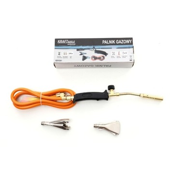 ГАЗОВАЯ ГОРЕЛКА ДЛЯ ПАЙКИ, ПАЯЛЬНИК, 3 НАСАДКИ, ЛАМПА