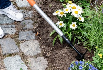 САДОВЫЙ КУЛЬТИВАТОР МОТЫКА Black&Decker МНОГОФУНКЦИОНАЛЬНАЯ АЛЮМИНИЕВАЯ МОТЫКА