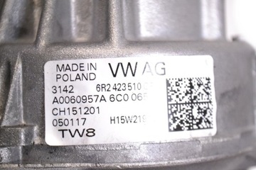 AUDI A1 8X 1.4 TFSI 2017 RHD MECHANIZMUS SLOUPCE ŘÍDÍCÍ 6R2909144AM