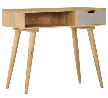 ДЕРЕВЯННАЯ КОНСОЛЬ С ЯЩИКОМ И ФУНКЦИОНАЛЬНОЙ НАКОНЕЧНИКОЙ