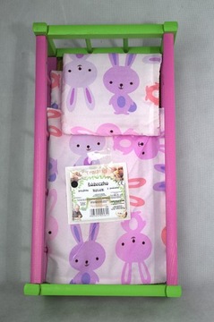 КРОВАТЬ СРЕДНЕГО ЦВЕТА С ПОСТЕЛЬНЫМ ПОСТЬЕМ Польский продукт