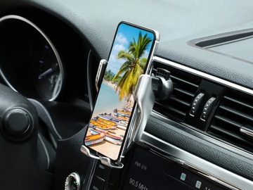 АВТОДЕРЖАТЕЛЬ С QI ЗАРЯДКОЙ 10 Вт для iPhone 12 13 14 15