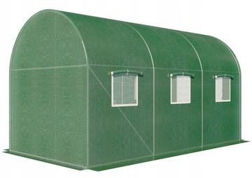FOLIA NA TUNEL OGRODOWY FOLIOWY POSZYCIE SZKLARNIA FOLIAK 3,5x2 m Zielona