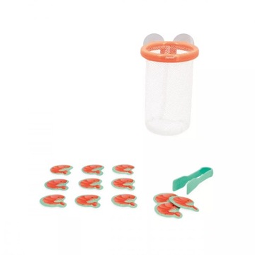 Игрушки для ванной Ловец креветок - корзина и 12 креветок, от 2 лет, Janod