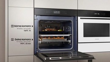 piekarnik Samsung Alabastrowa Biel NV7B4245VAW Dua lCook + Natural Steam