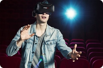 ОЧКИ VR с ПУЛЬТОМ Bluetooth и НАУШНИКАМИ для 3D-игр и фильмов