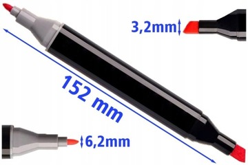 48 цветных акварельных маркеров в футляре