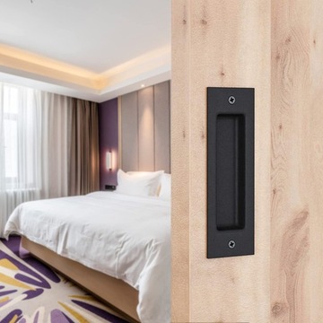 РУЧКА ВСТРАИВАЕМАЯ ДЛЯ РАЗДВИЖНЫХ ДВЕРЕЙ LOFT, ЧЕРНАЯ