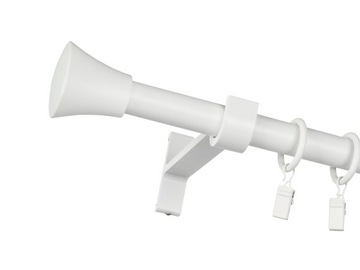 Nowoczesny karnisz pojedynczy 19 mm Tazza 240 cm