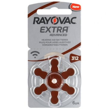 RAYOVAC PR41 312 1,45V bateria słuchowa blis 6szt